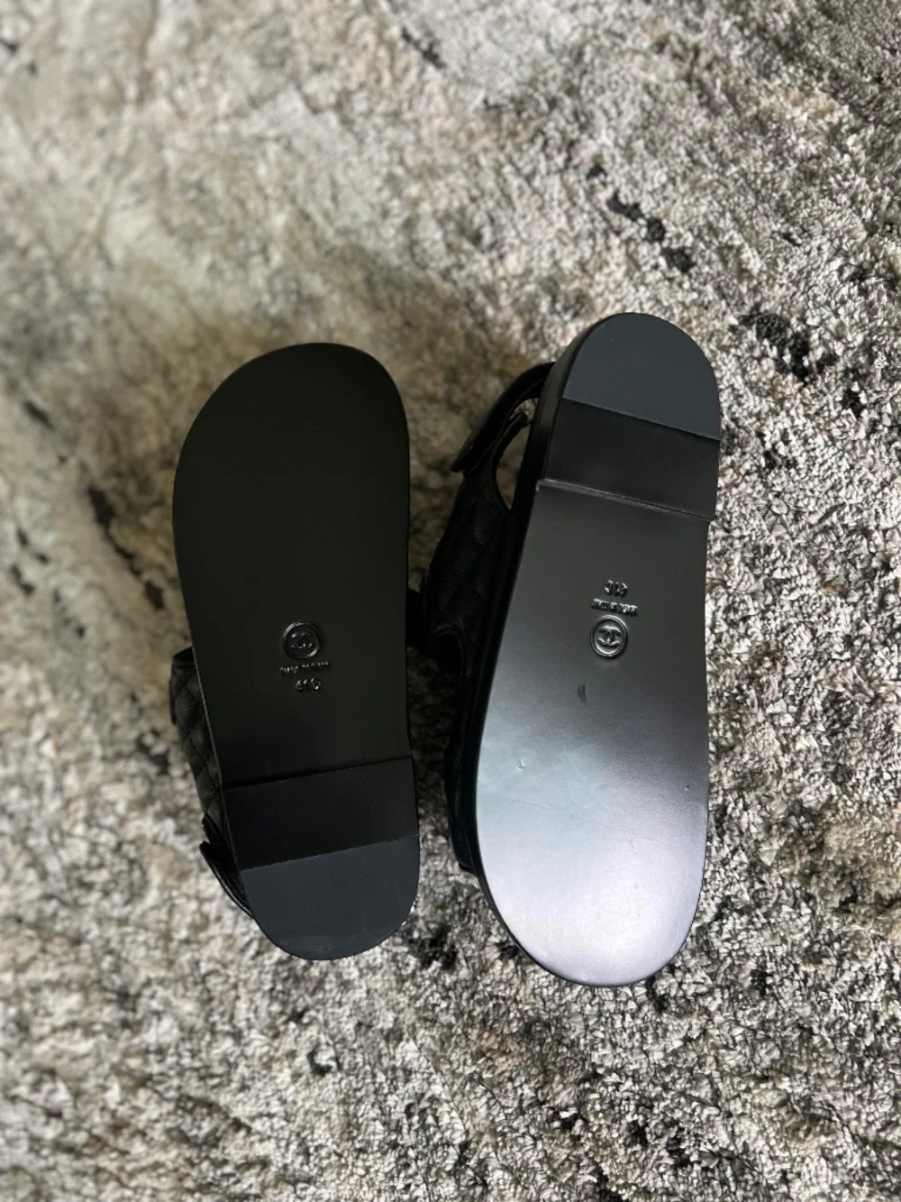 Black Chanel Sandals